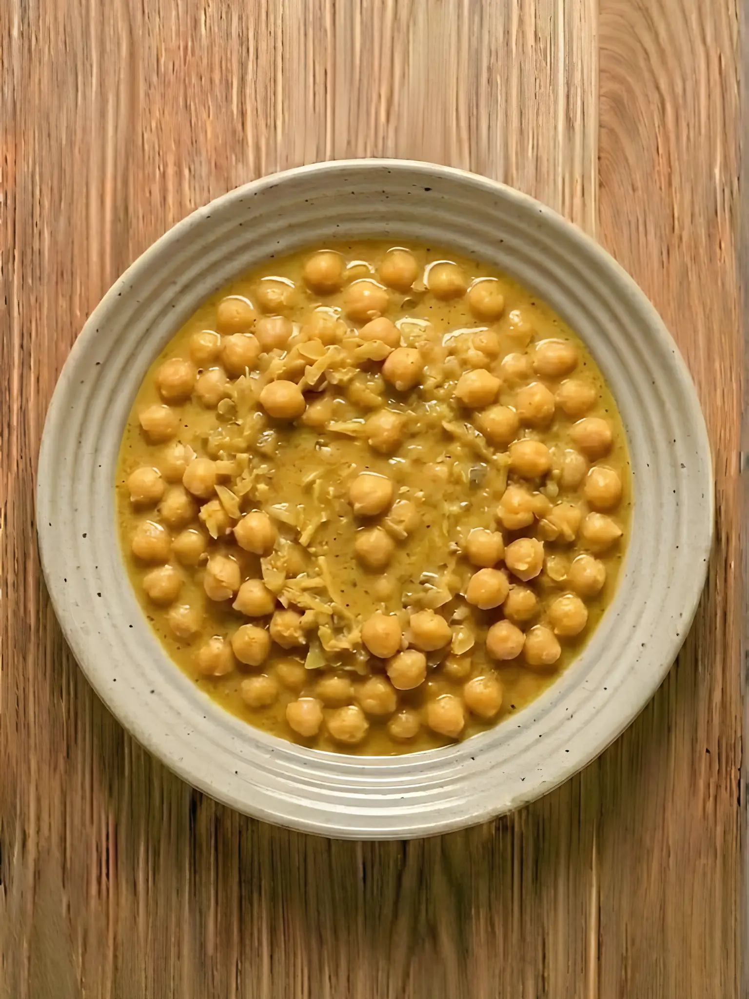 Garbanzos al Curry con Leche de Coco