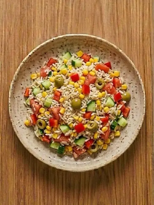 Ensalada Mediterránea de Arroz