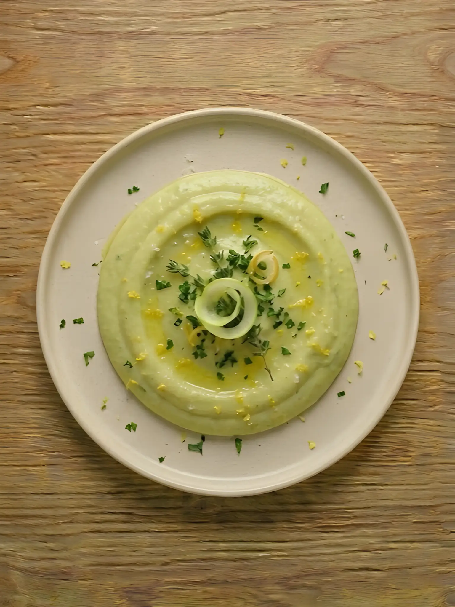 Crema de Apio con Manzana