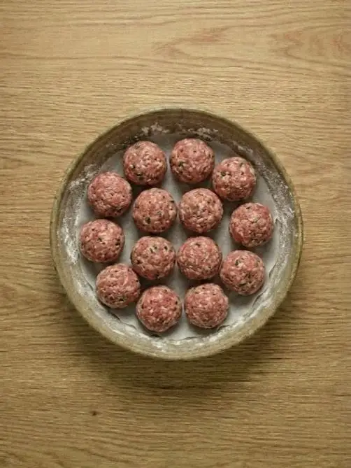 Batch de Albóndigas para Congelar