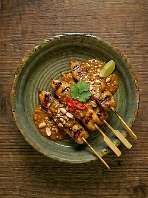Pollo Satay con Cacahuete
