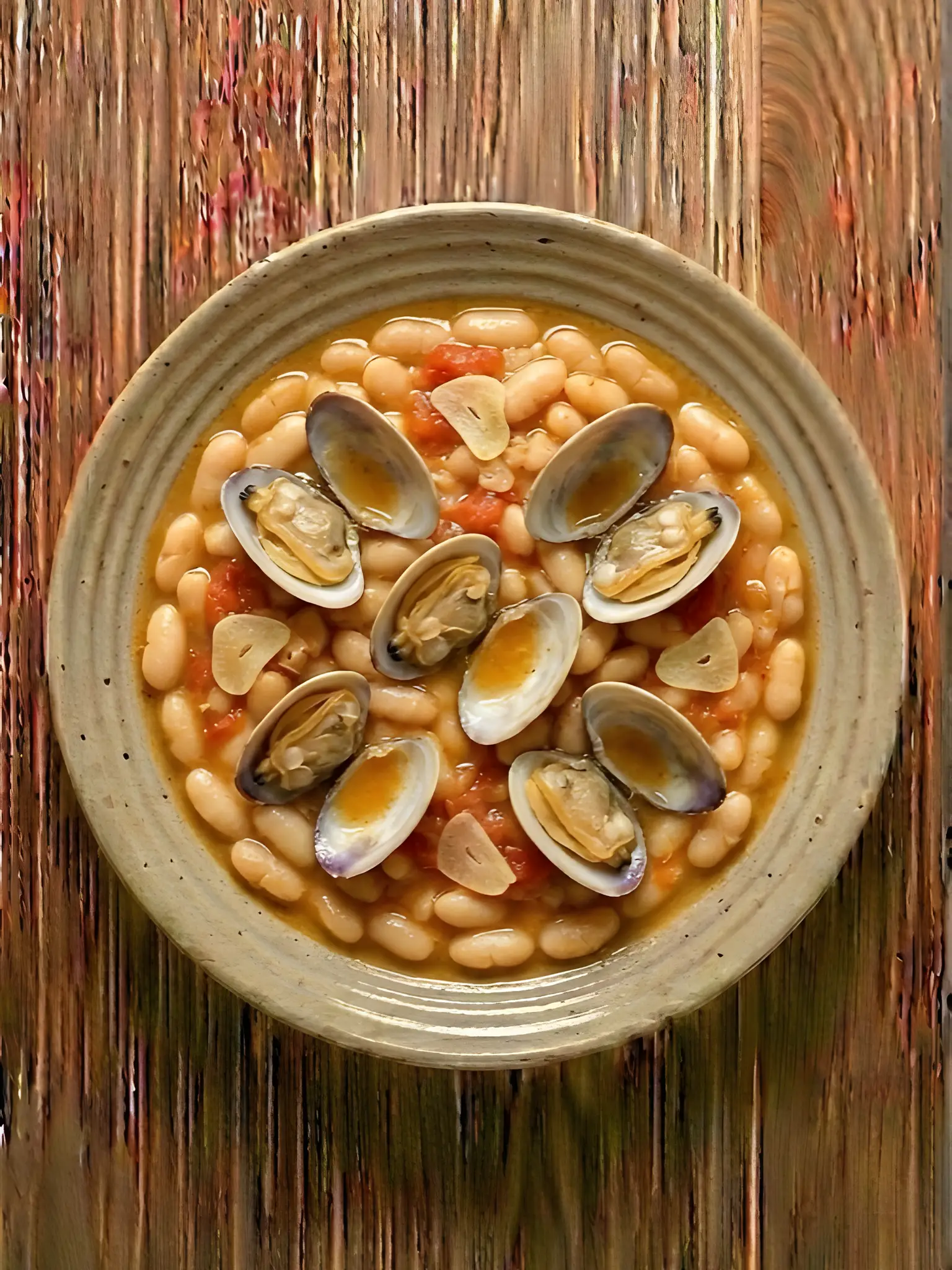 Judías Blancas con Almejas