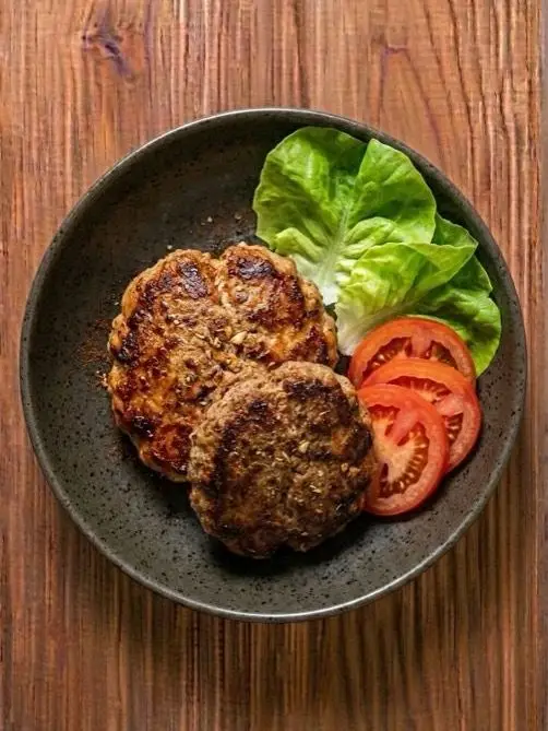 Hamburguesas de ternera magra caseras