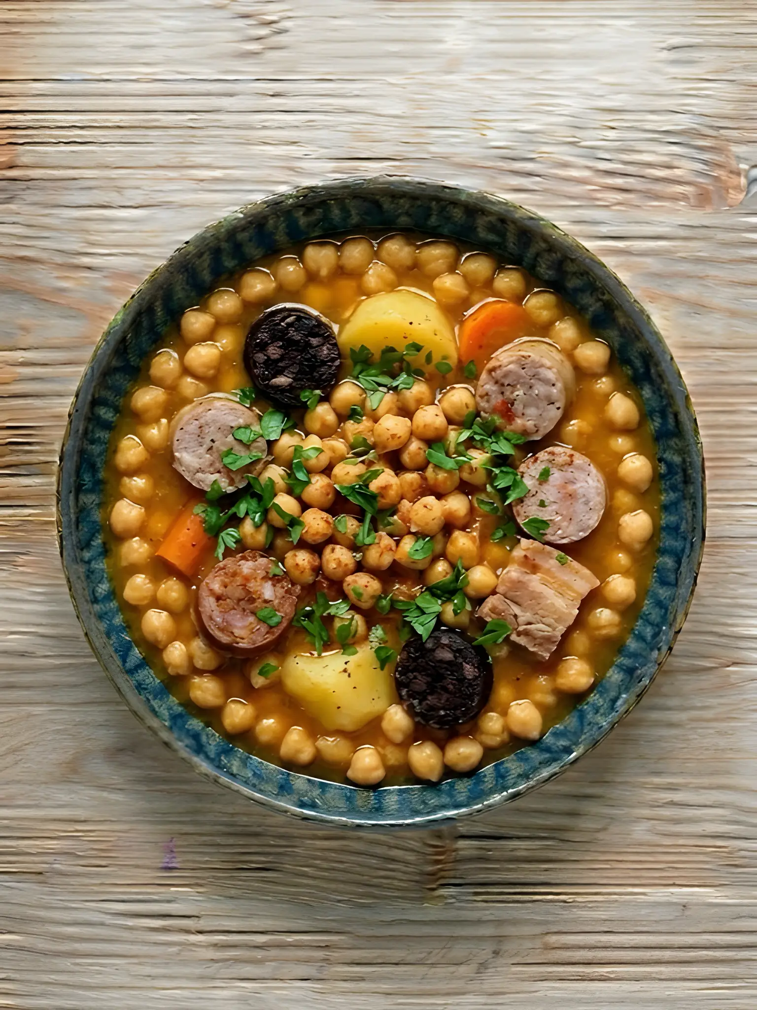 Cocido Catalán con Garbanzos
