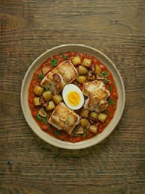 Bacalao con Tomate