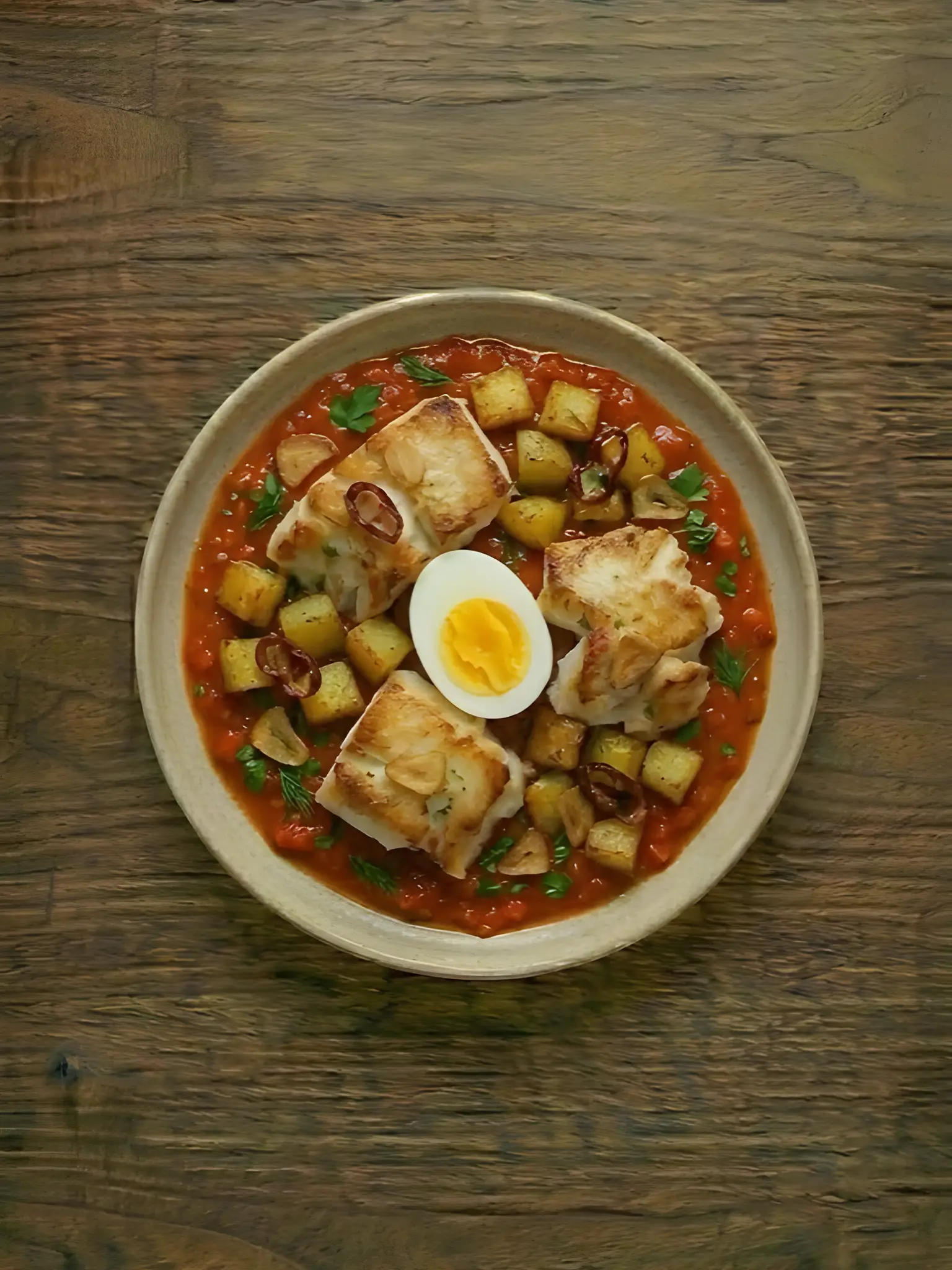 Bacalao con Tomate