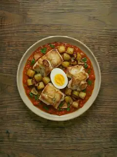 Bacalao con Tomate