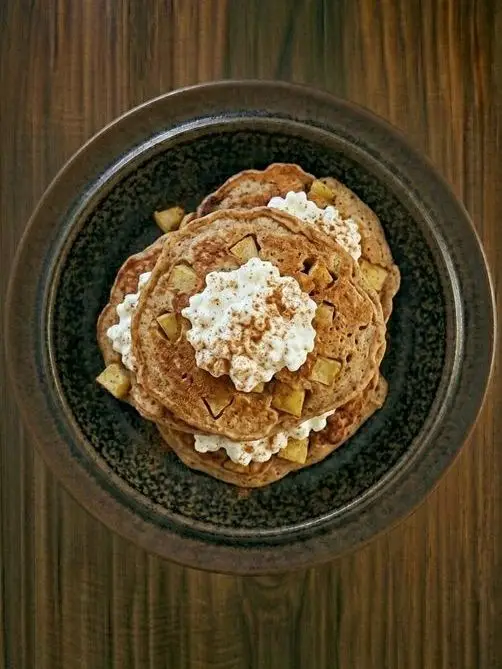 Tortitas de manzana en airfryer
