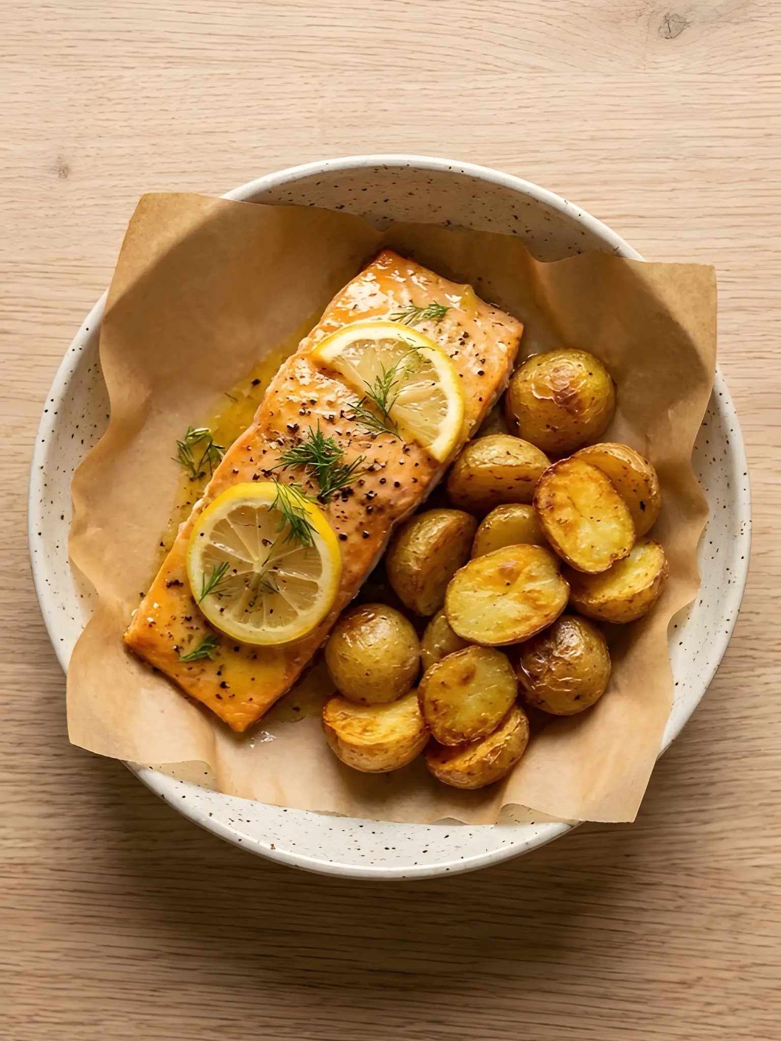 Salmón al Airfryer con Limón