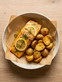 Salmón al Airfryer con Limón