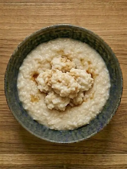 Arroz con leche y canela al microondas