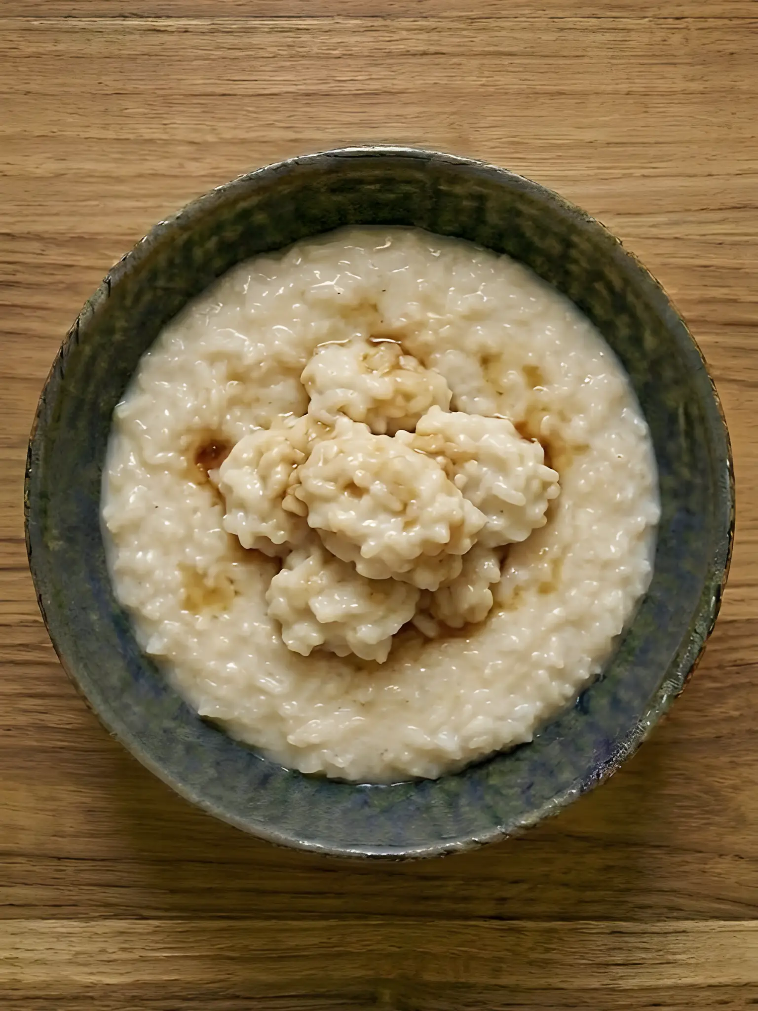 Arroz con leche y canela al microondas