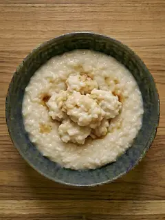 Arroz con leche y canela al microondas
