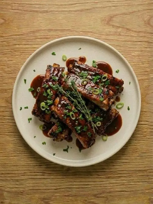 Costillas BBQ al Airfryer