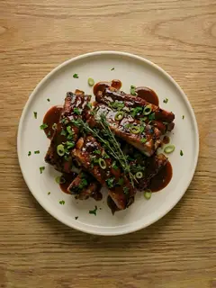 Costillas BBQ al Airfryer