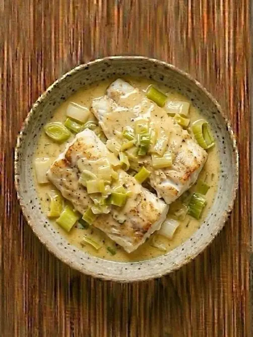 Merluza en Salsa de Puerros