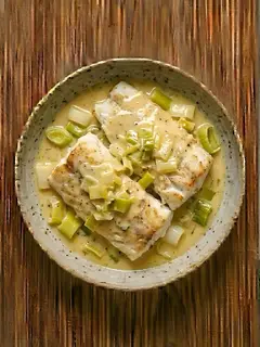 Merluza en Salsa de Puerros